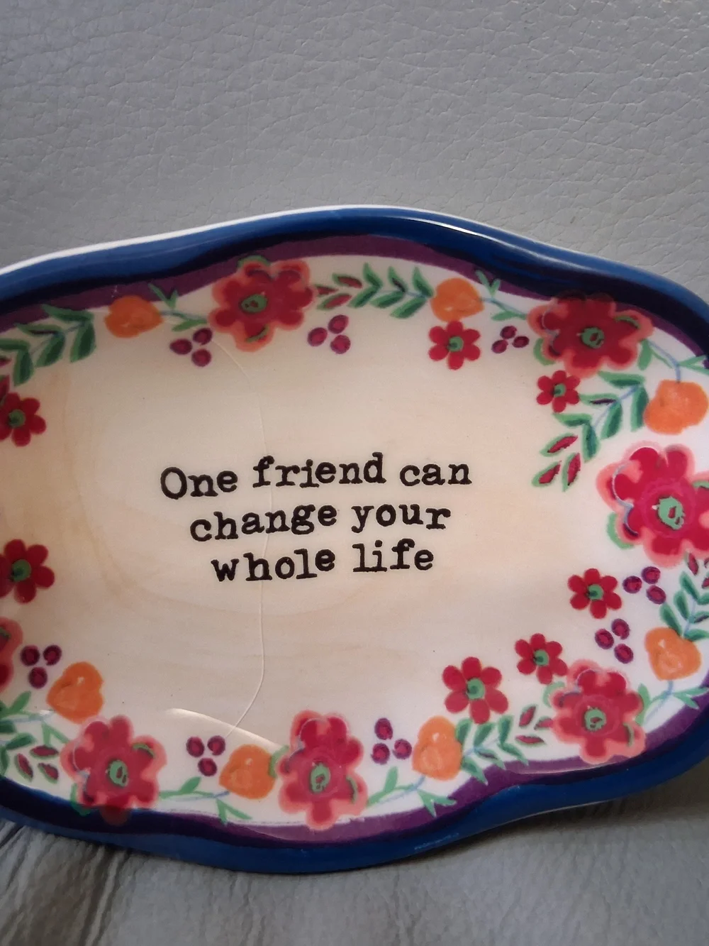 Natural Life Small Artisan Trinket Dish